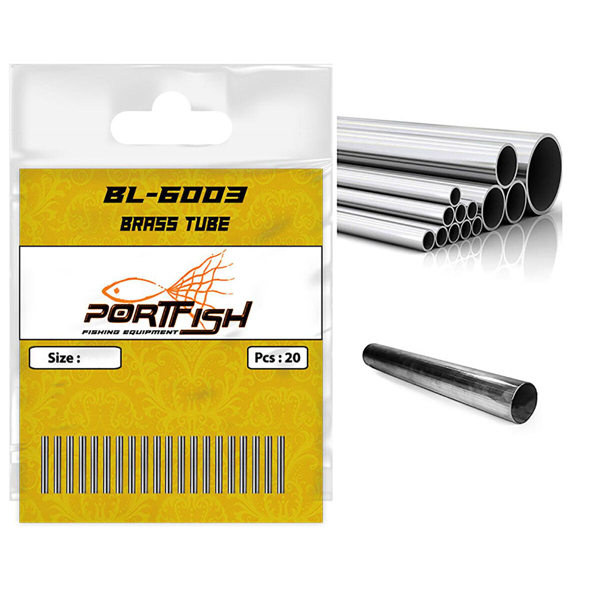 Portfish BL-6003 20 Adet Tekli Kıstırma Burcu 1.4 mm