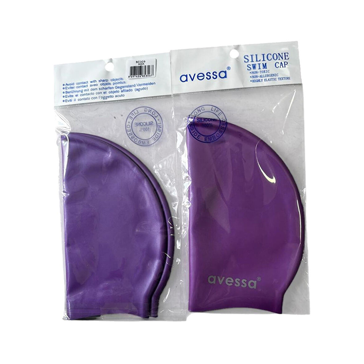 Avessa Slicone Swim Cap  SC309 Mor