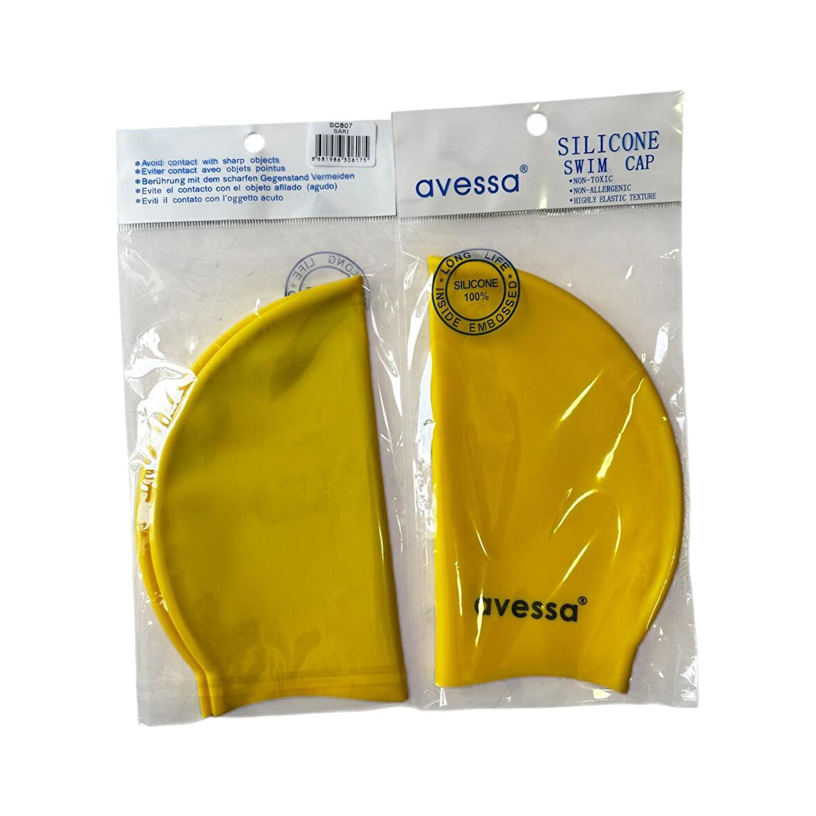 Avessa Slicone Swim Cap  SC807 Sarı