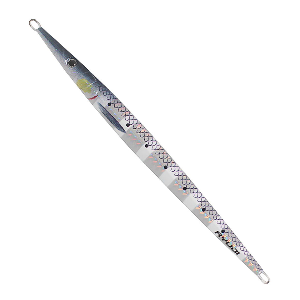 Ryuji Garfish 17cm 60gr Metal Jig Yem Zebra Glow