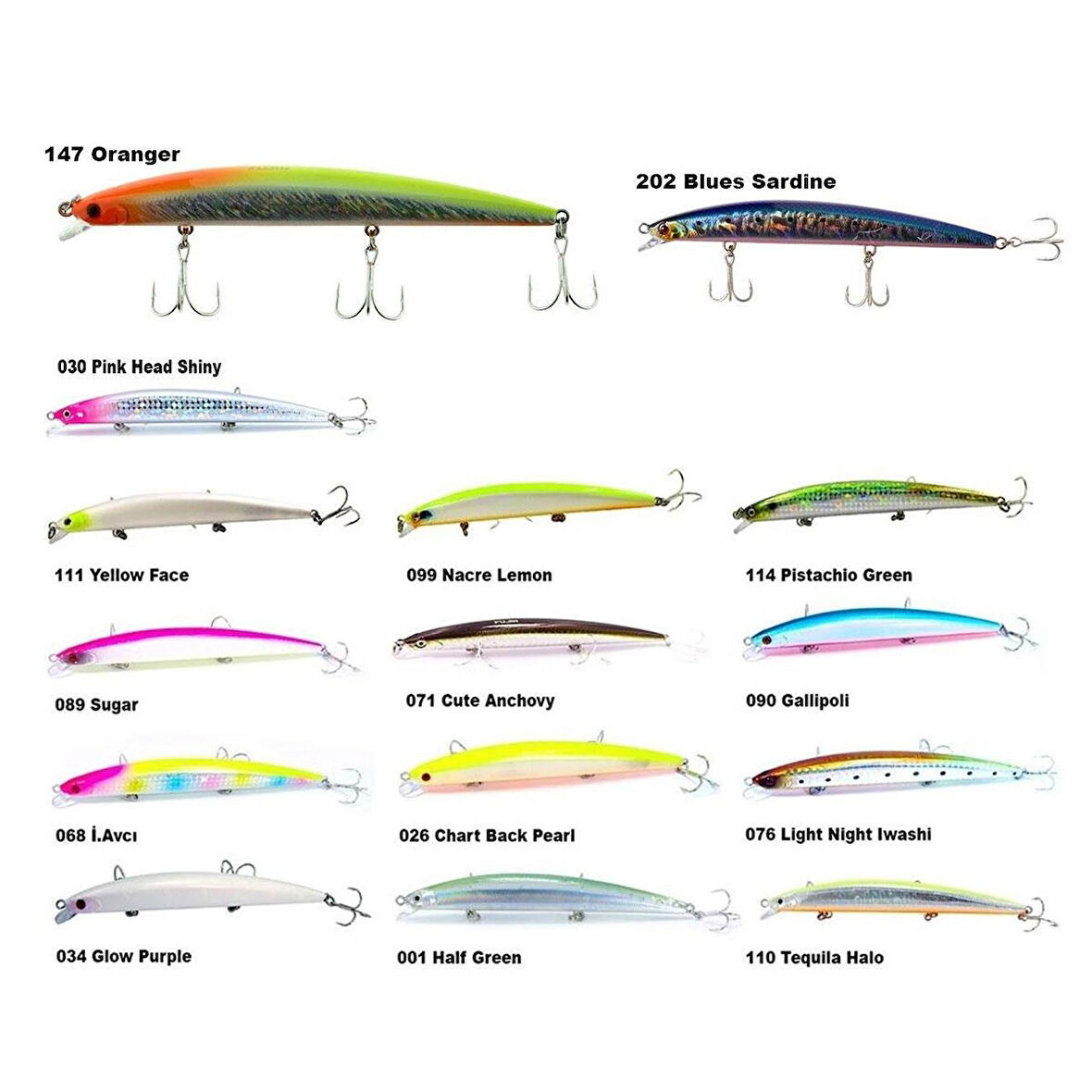 Fujin Volt VL125S 14gr 12.5cm Slow Sinking Maket Balık 147 Oranger
