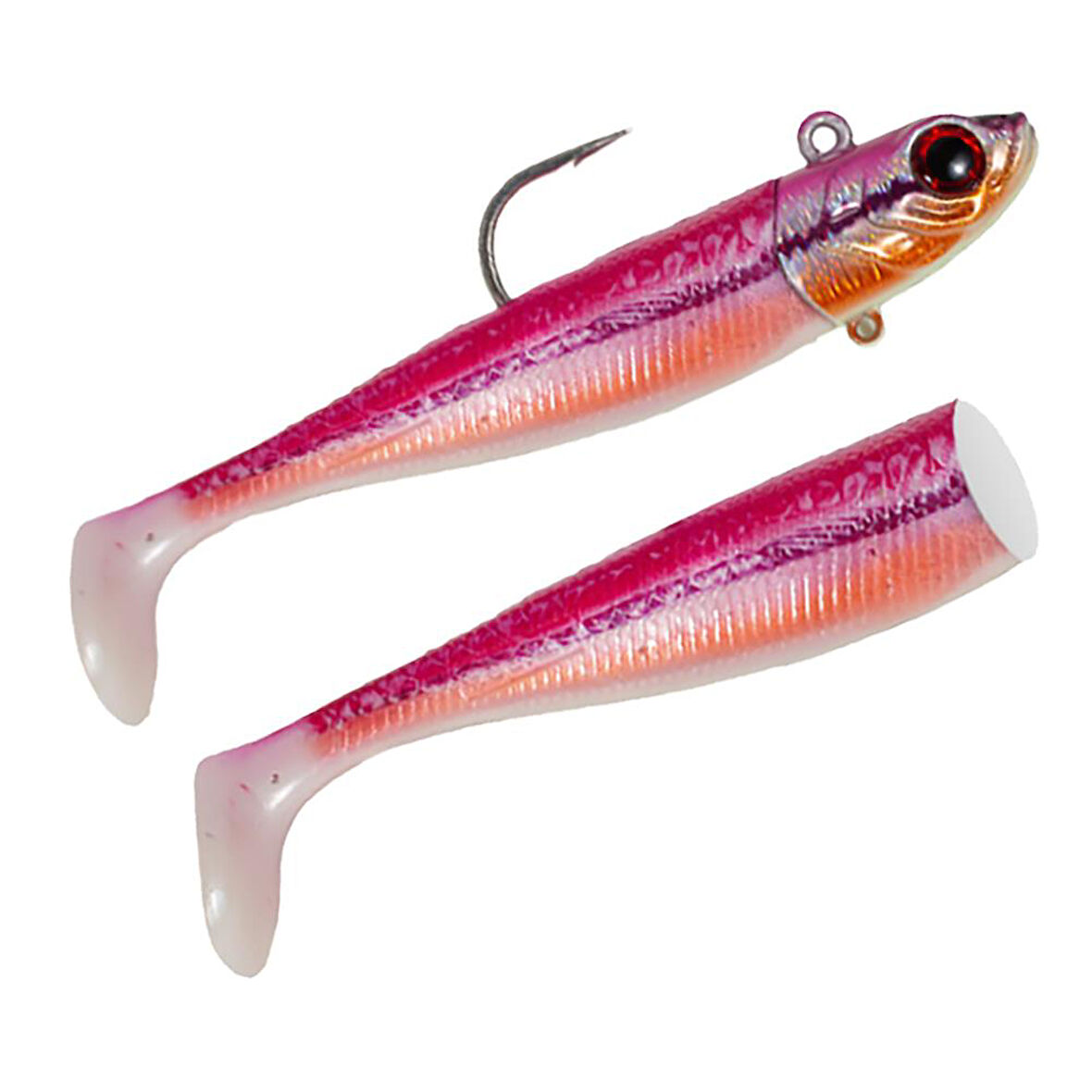 Seabor Deep Fake 16cm 100gr 2+1 Off Shore Silikon Yem Pink UV