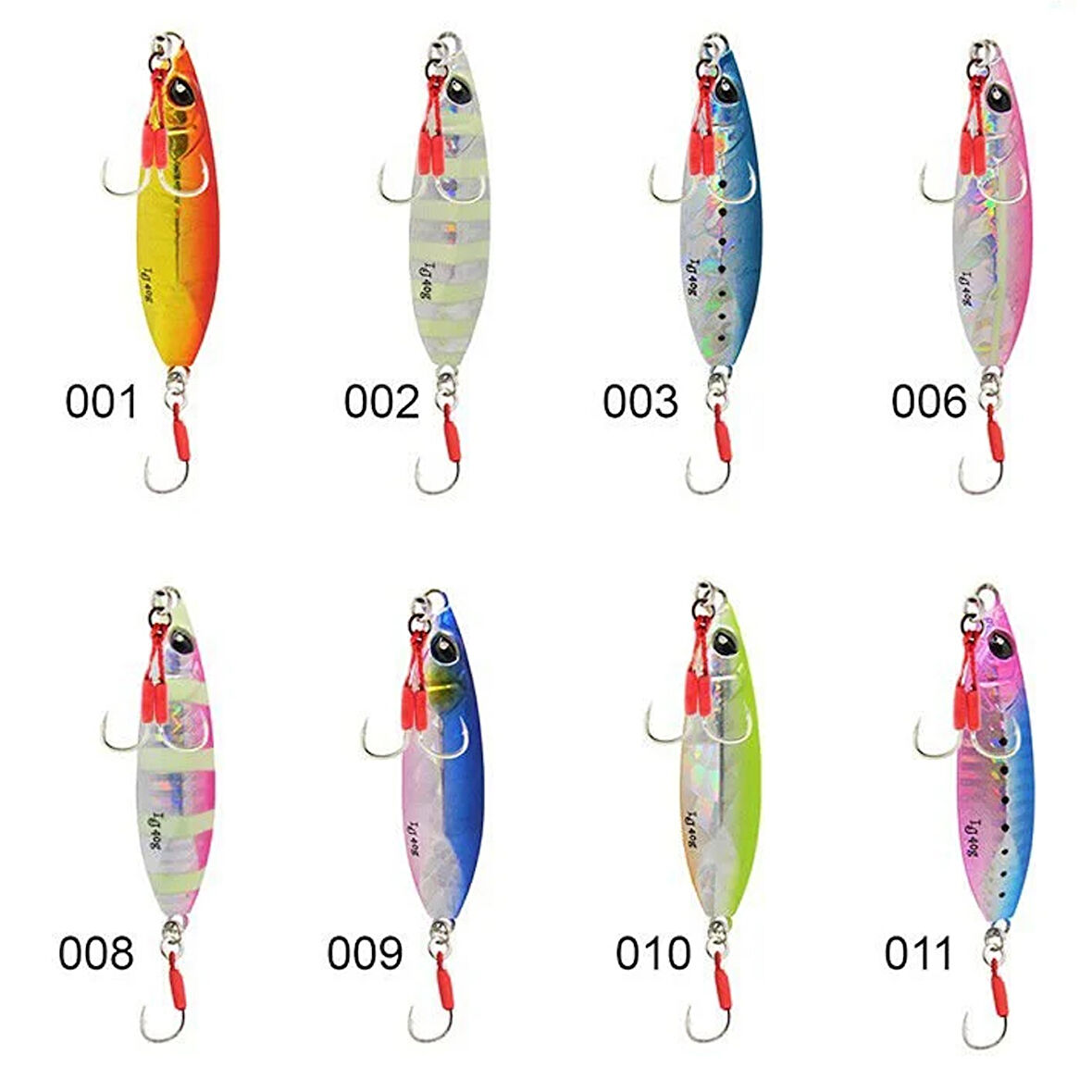 Lucky John Basara Jigger 40gr Slow Jig Yem 002