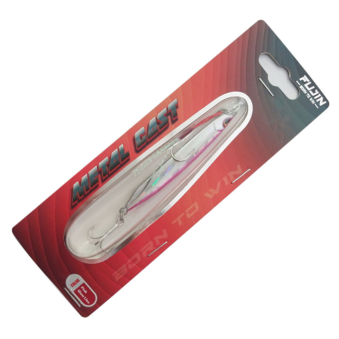 Fujin Metal Cast 40gr Shore Jig Yem MT18 Pink Glow Line