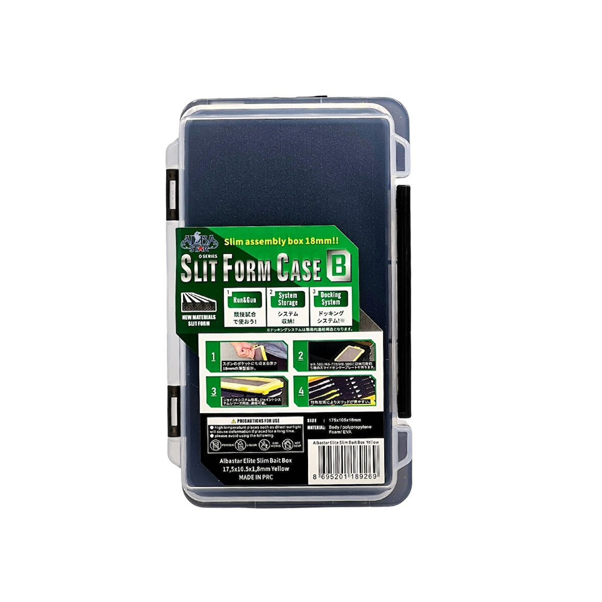 Albastar Elite Slit Form Case B Balıkçı Kutusu