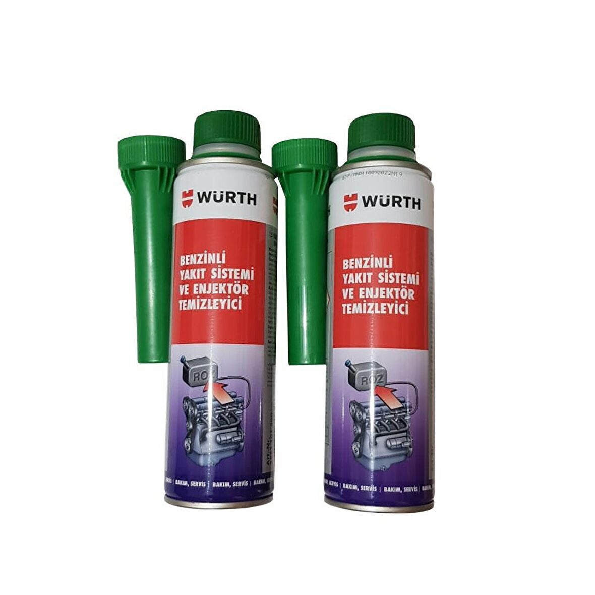 Würth Benzin Sistem Temizleyici 300 ml 2 li set