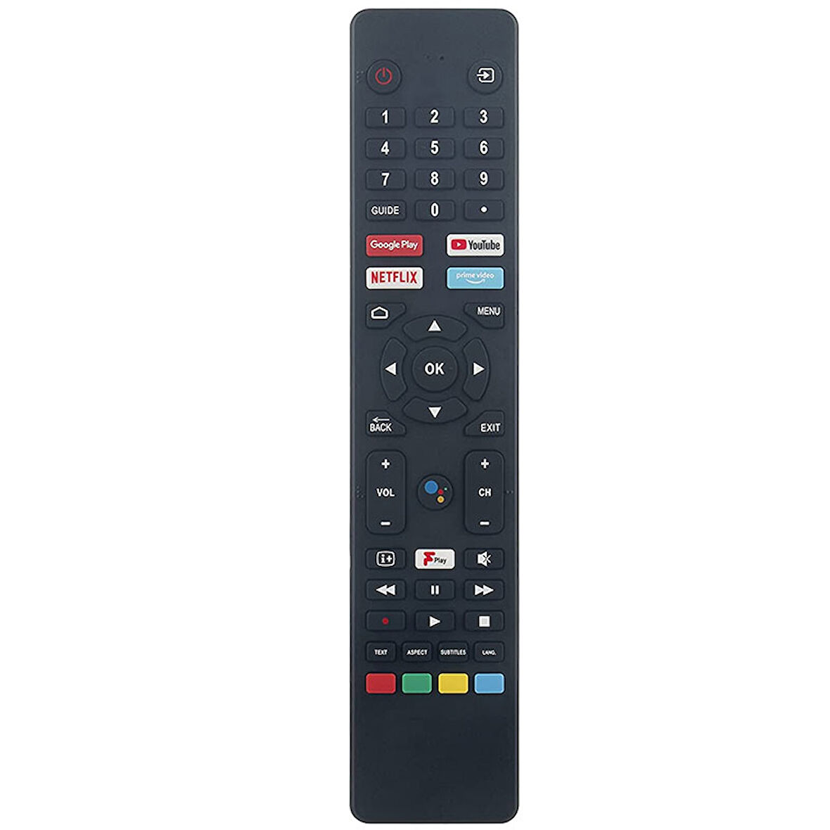 Weko Kl Jvc RM-C3250 Netflıx Prıme Vıdeo Google Play Youtube Tuşlu Lcd Led Tv Kumandası