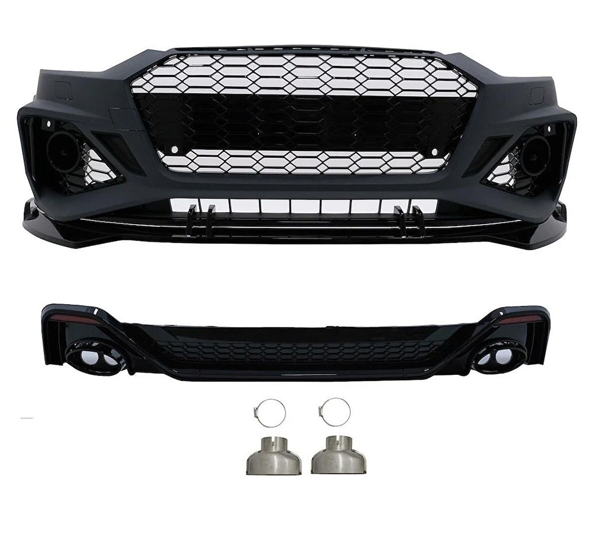 Audi a5 rs5 b9,5 body kit tampon seti difüzörlü 2019+
