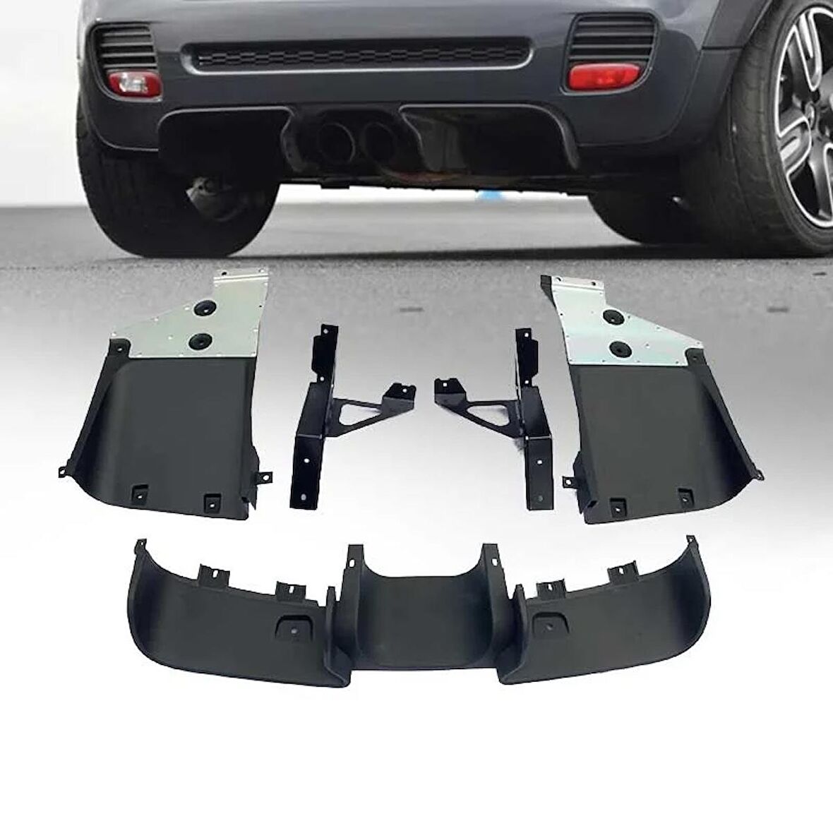 Mini cooper r56 r57 r58 jcw gp arka tampon difüzörü