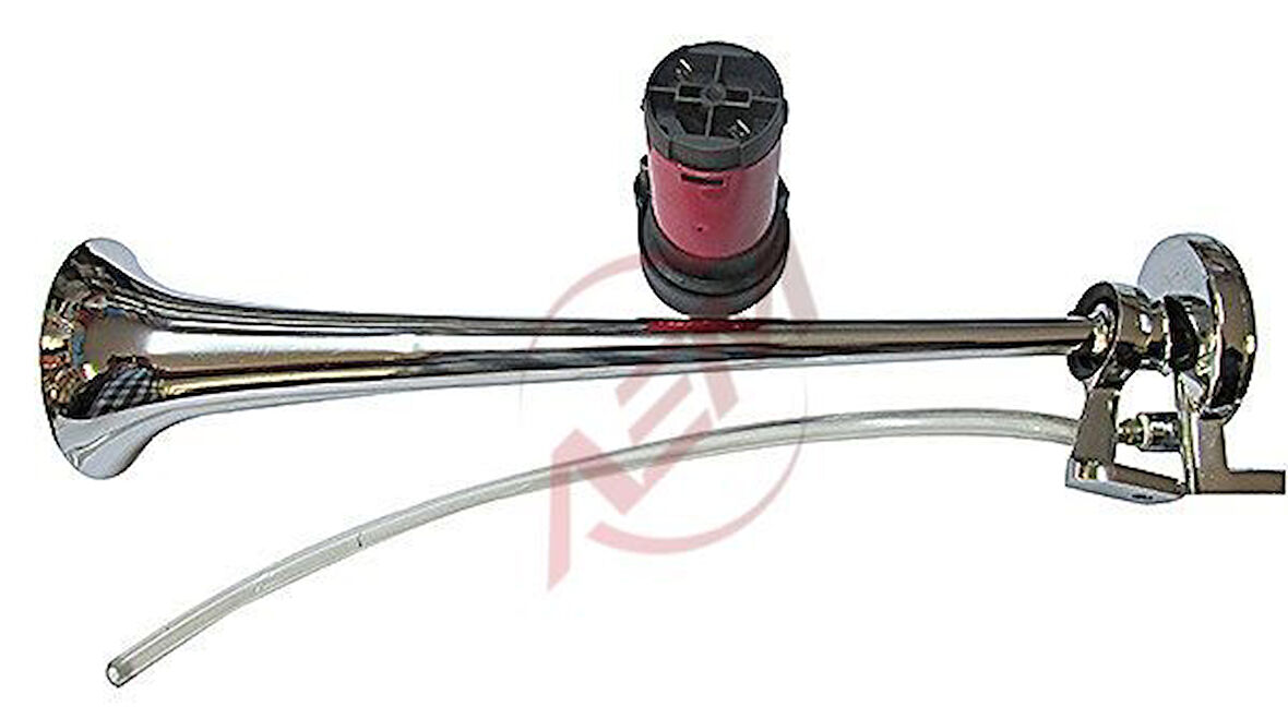 AEMPART  HAVALI KORNA TEK BORULU MOTORLU 24V GEMİ KORNASI