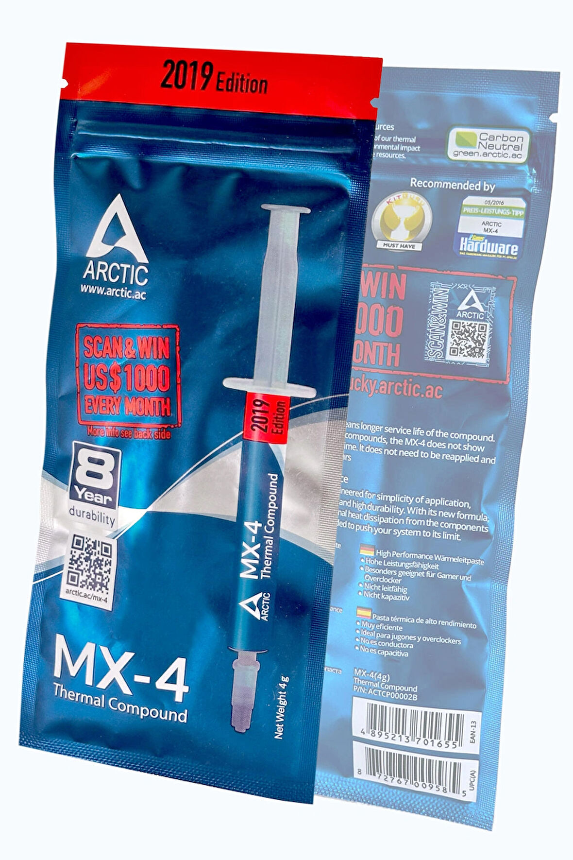 Arctıc Mx-4 Termal Macun 2019 Edition 4 Gram (Yüksek Performanslı Macun)