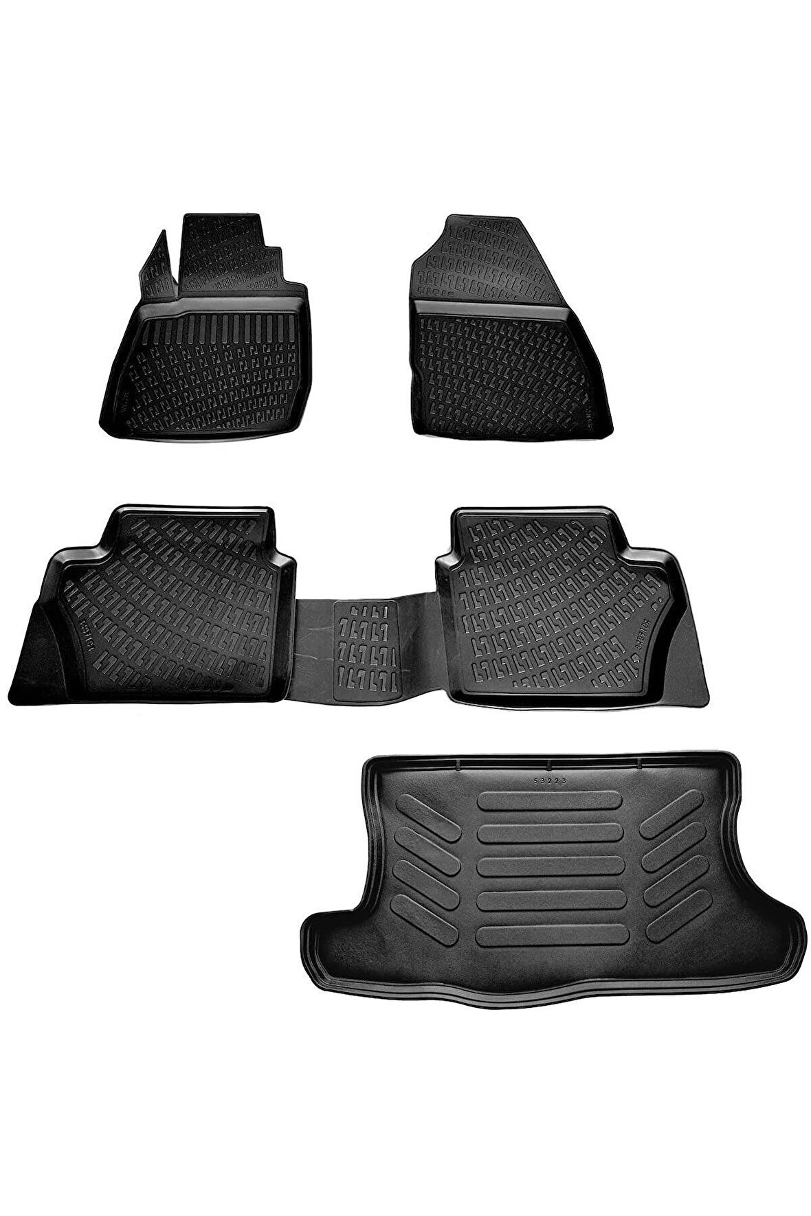 Ford Fusion 3d Havuzlu Paspas ve 3d Bagaj Havuzu 2002-2012 Arası