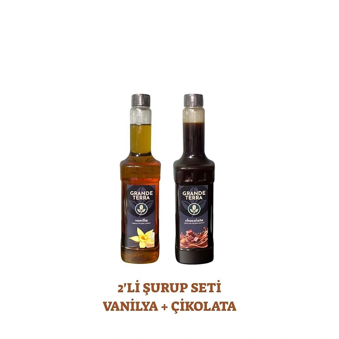 Grandeterra Çikolata + Vanilya Şurubu (2 x 750 ml )
