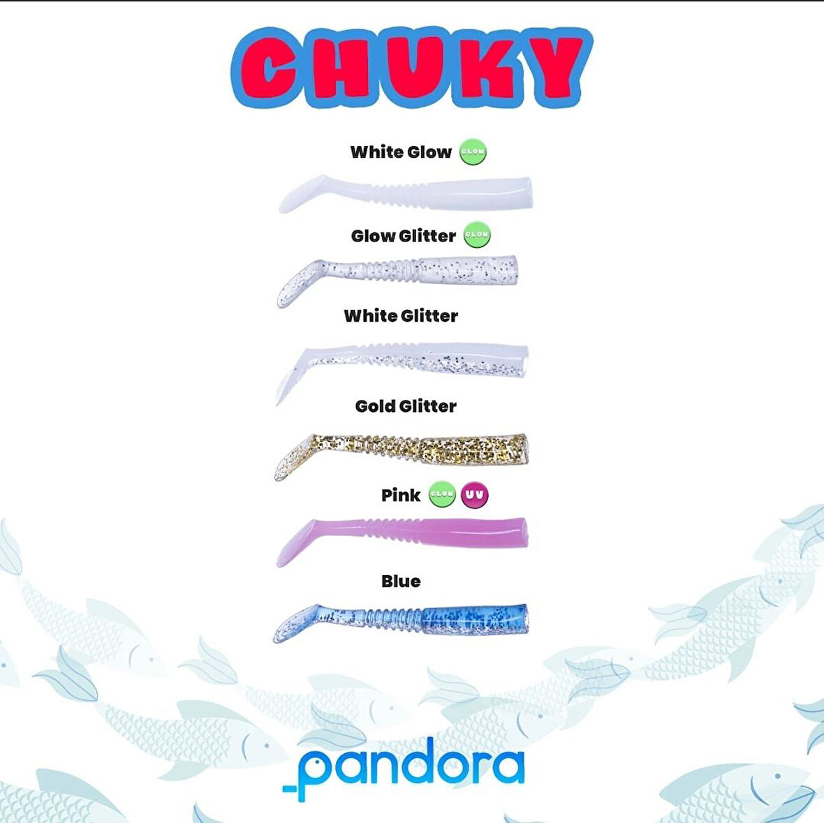 Pandora Chucky 10 Adet LRF Silikonu Pink