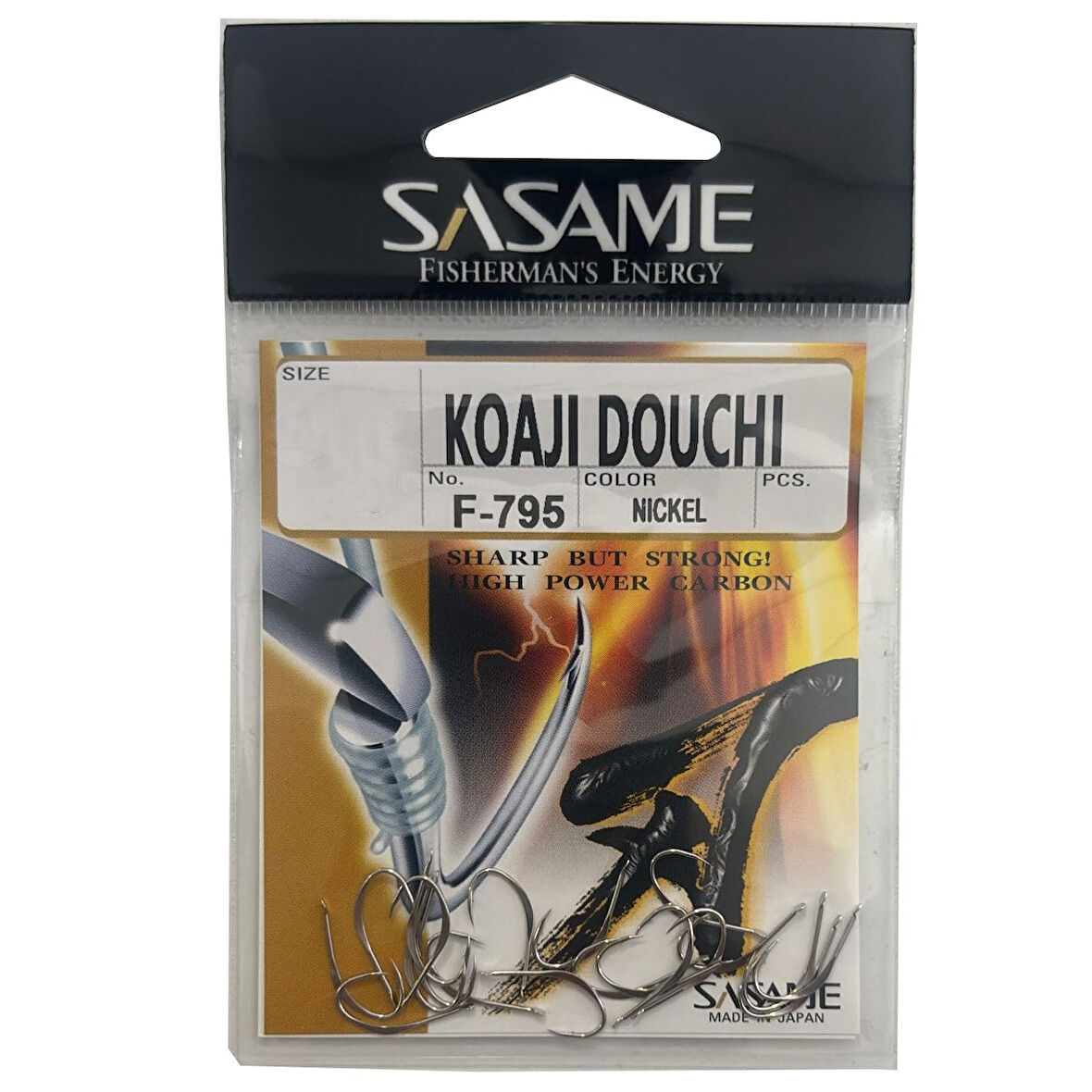 Sasame Koaji Douchi Nickel F-795 Serisi Olta İğnesi 8 no 20 Adet