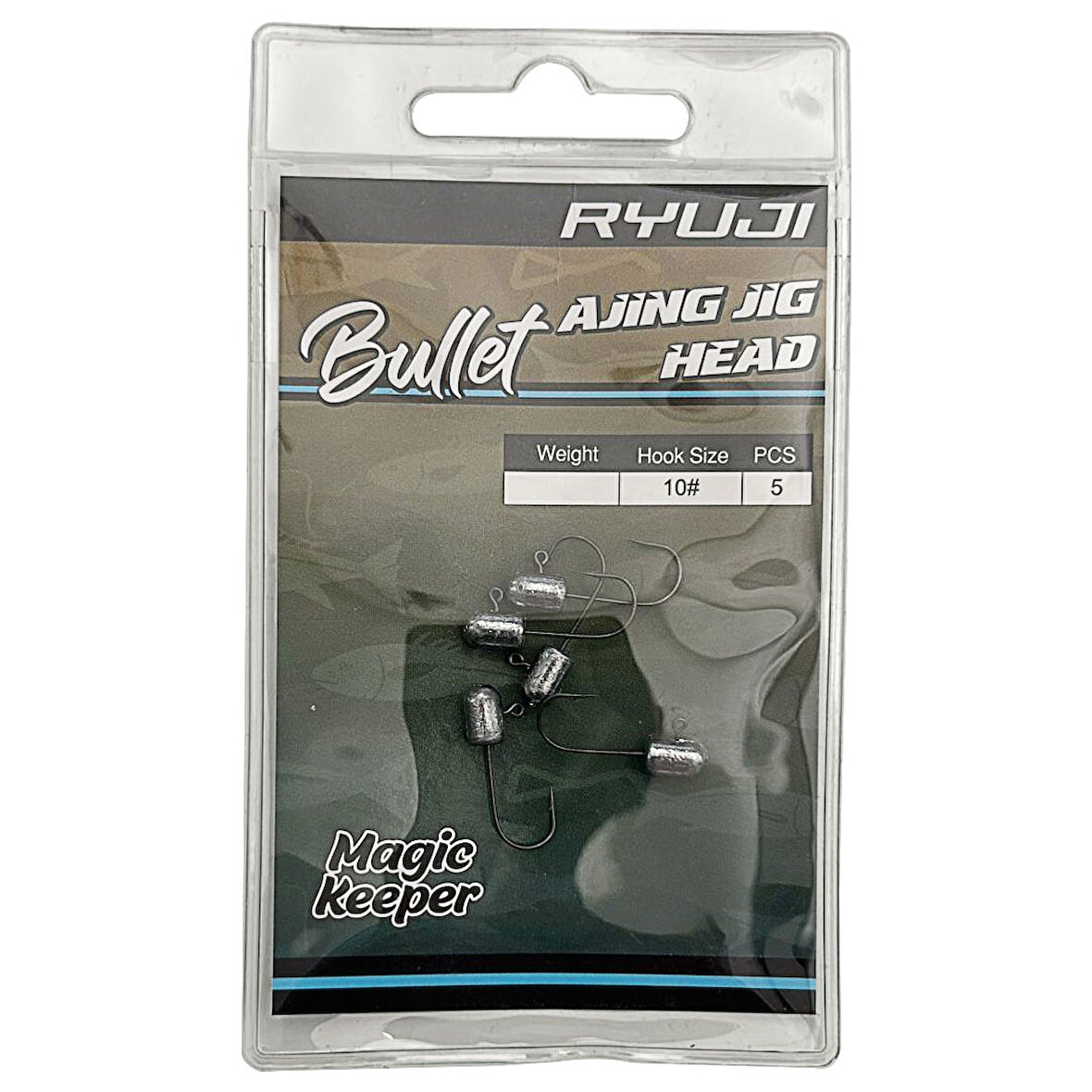 Ryuji Bullet Ajing 5 Adet LRF Jig Head 0.8gr 10no
