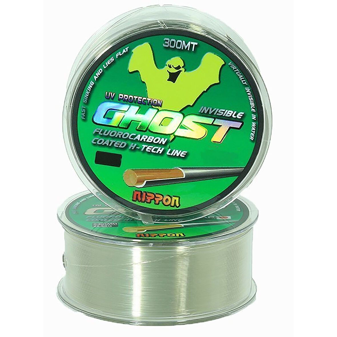 Nippon Ghost 300 mt FC Kaplama Misina 0.37 mm - 19.2 kg
