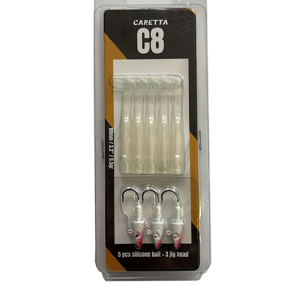Caretta C8 8cm 5.5gr 5+3 Silikon Yem Pink Spirit