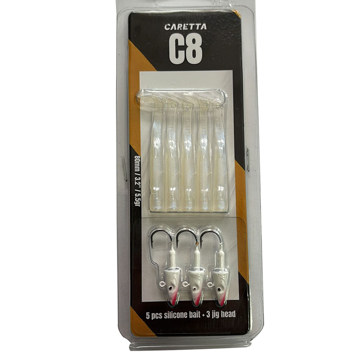 Caretta C8 8cm 5.5gr 5+3 Silikon Yem Blue Spirit