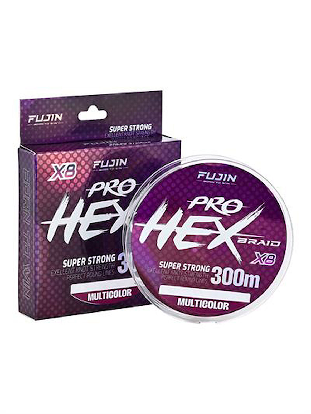 Fujin Pro Hex 8X 300Mt. Multicolor İp Misina 0.14mm