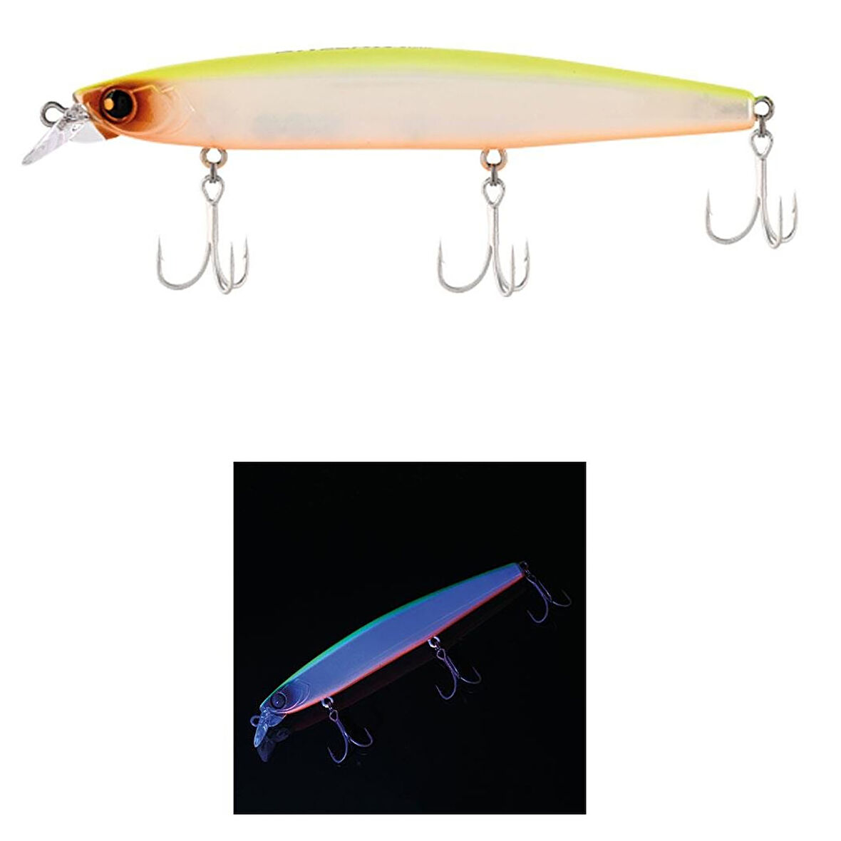 Fujin Gallant 120F 19gr 120mm Floating Maket Balık 126 Chart Back Pearl