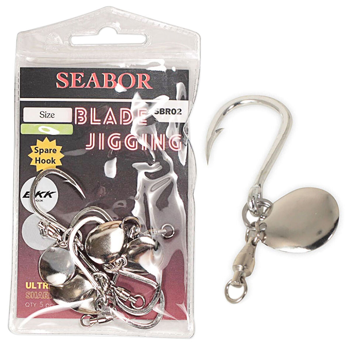 Seabor Blade 5 Adet (Spare Hook) Jig Asist İğnesi 3/0 No