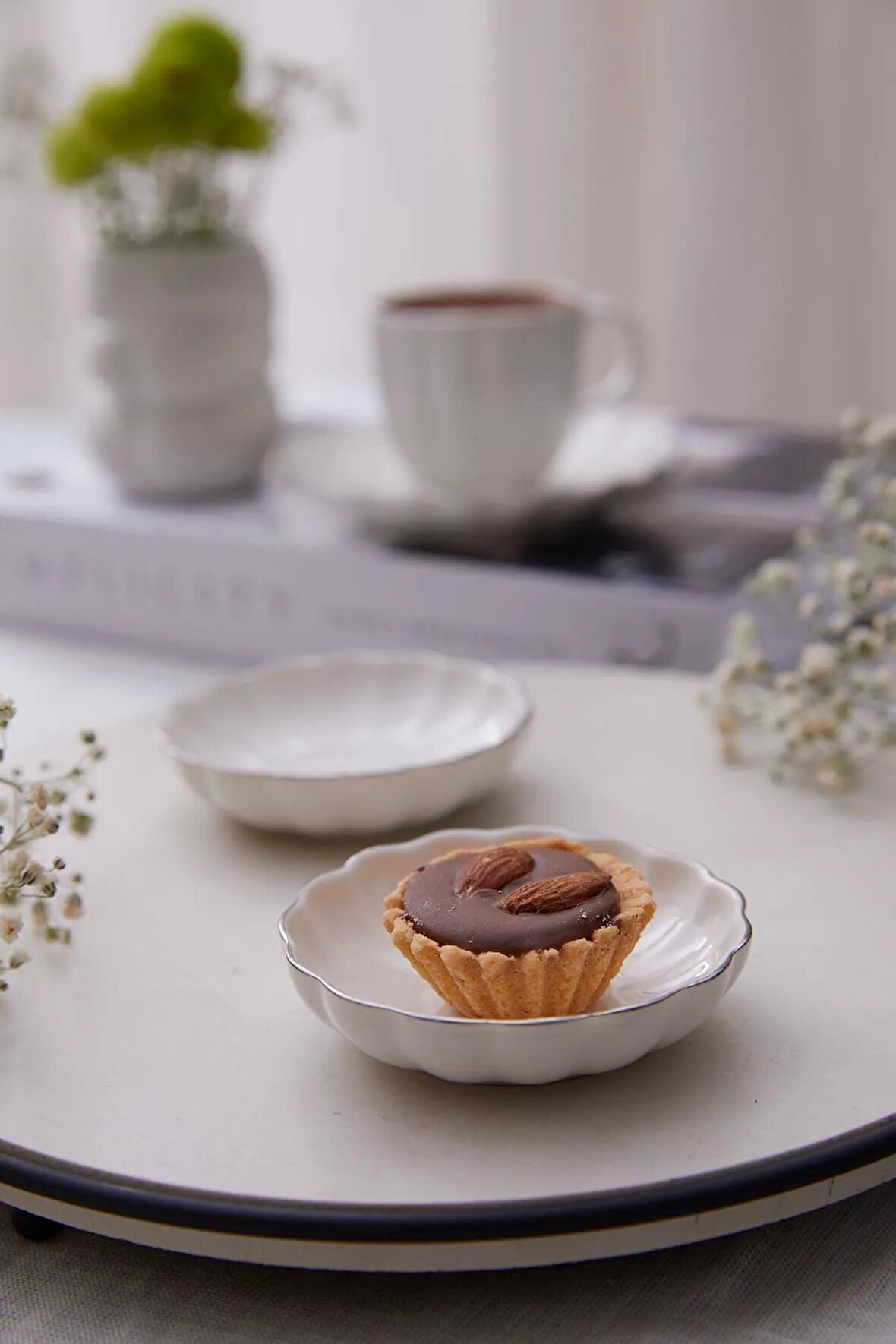 Kütahya Porselen Bone Luz Kase Platin File 4 Parça 8cm BNLZF08KSS2220