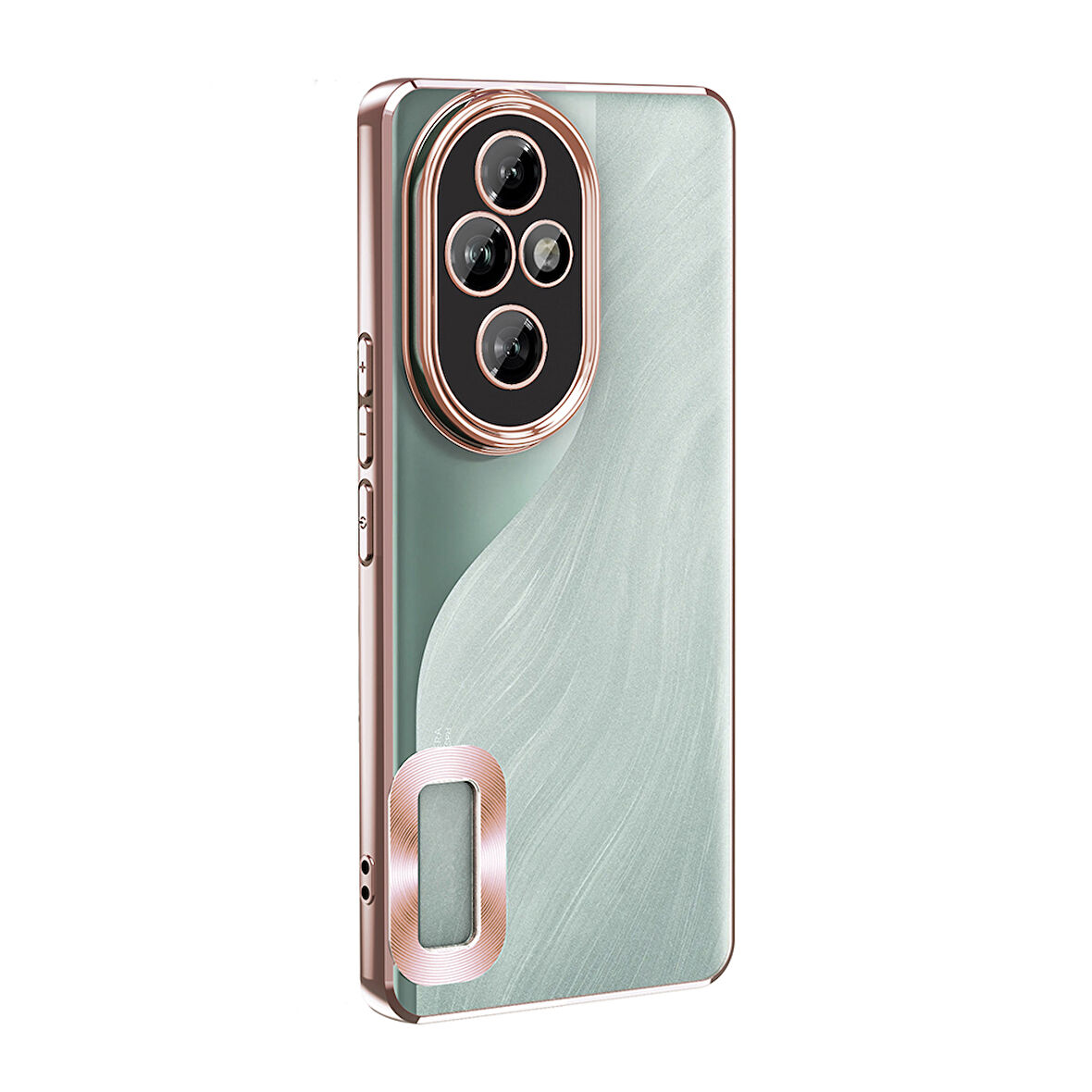 Honor 200 Kılıf Köşeleri Renkli Şeffaf Kamera Korumalı Silikon Luxury Kapak