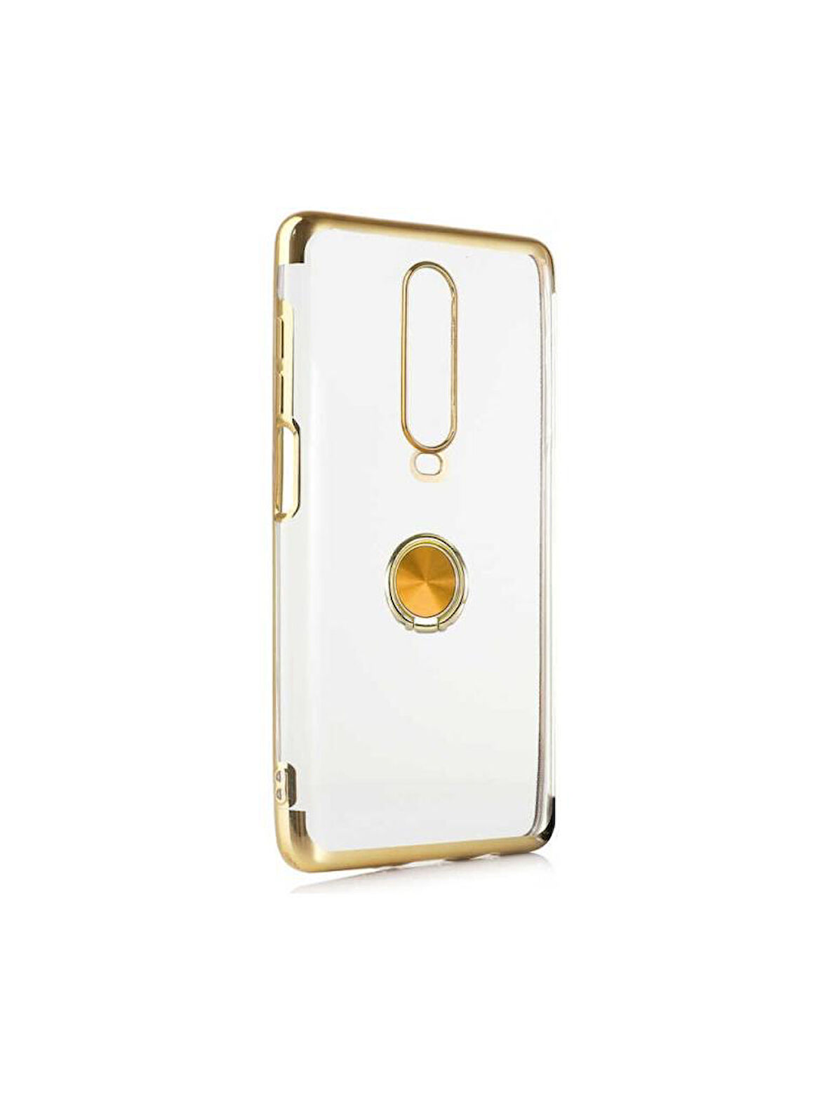 Xiaomi Redmi K30 / Xiaomi Poco X2 Kılıf Kenarları Renkli Yüzüklü Manyetik Silikon