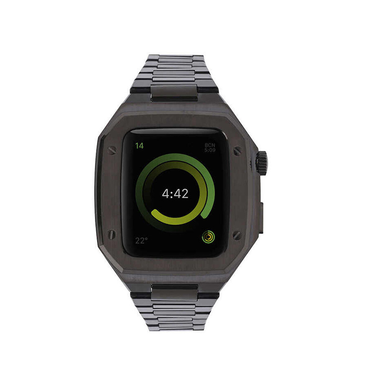 Apple Watch Uyumlu 7 45mm Zore KRD-64 Metal Kordon 