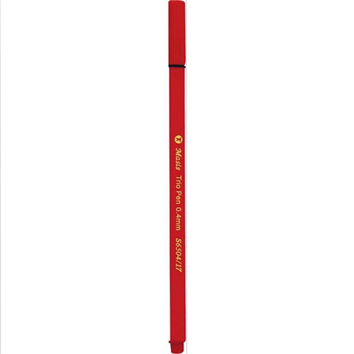 Keçeli Kalem 0.4mm Renkli Masis Trio Pen 0.4mm S6504 1 Adet