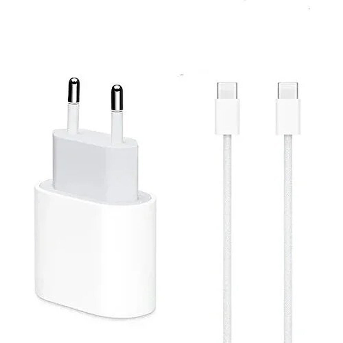 iPhone 15-15 Plus-15 Pro-15 Pro Max Serilerle Uyumlu 35W Hızlı Şarj Aleti Adaptör Kablo 15 Serisi