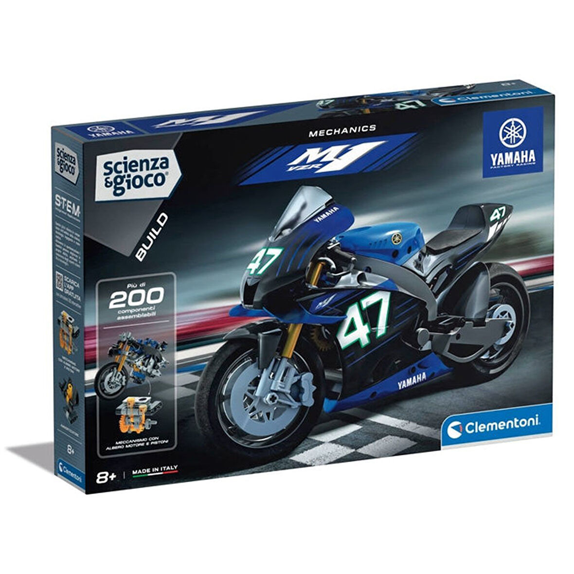 75084TR Mekanik Laboratuvarı - Yamaha M1 +8 yaş FABBATOYS