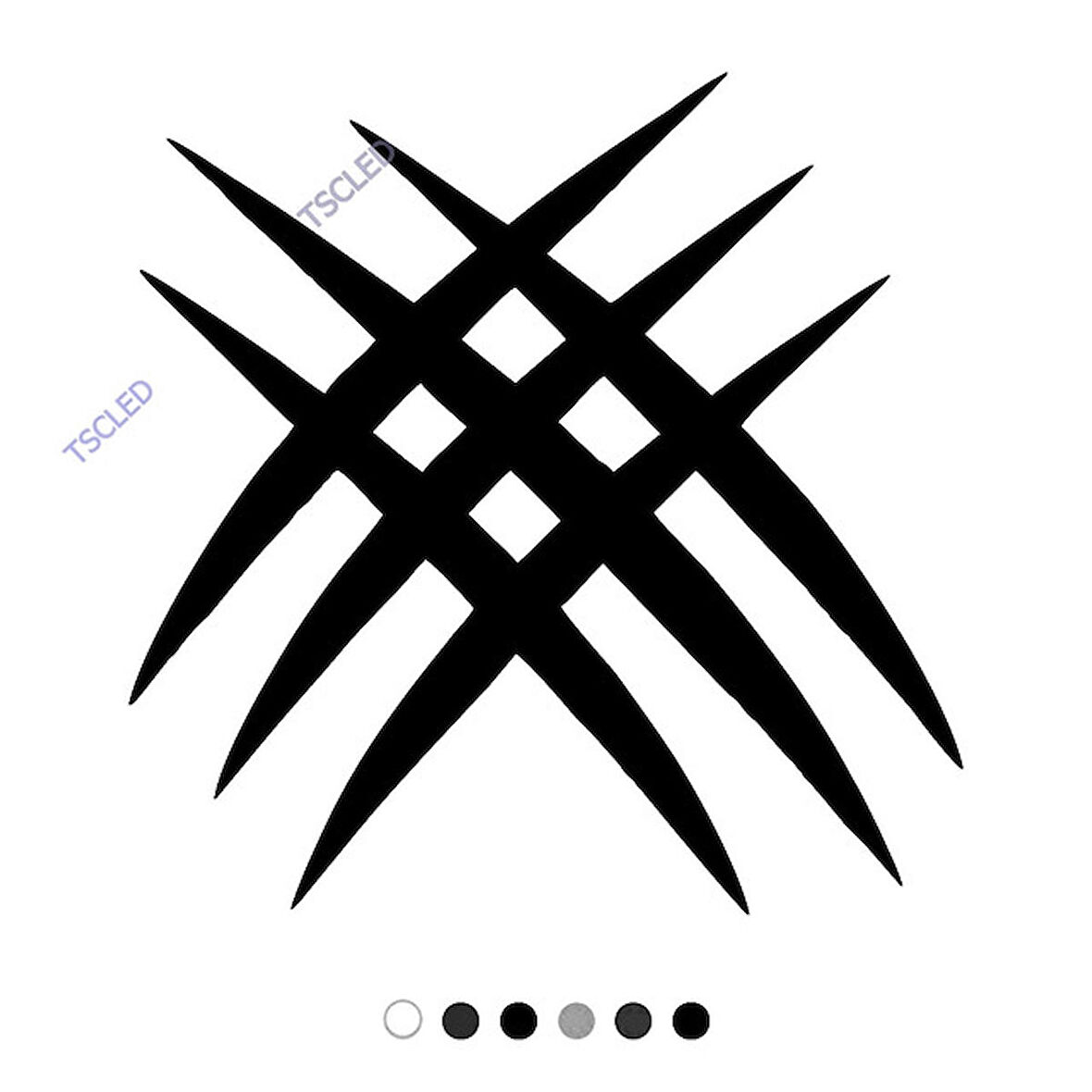 Kurt - Ayı Pençesi Sticker Yapıştırma 15cm