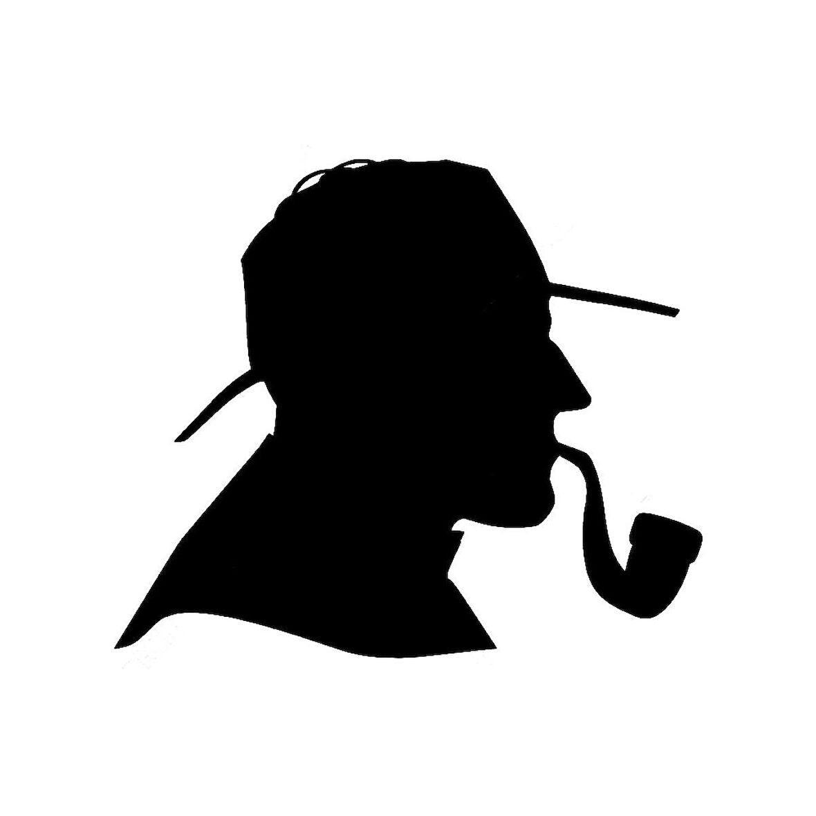 Puro İçen Tüttüren Şapkalı Adam Sticker
