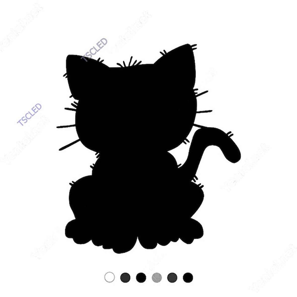 Sevimli Bir Şekilde Duran Kedicik 15cm