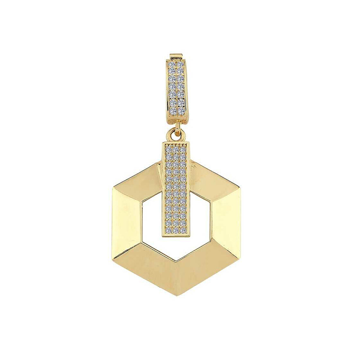 Altıgen Sallantılı Charm