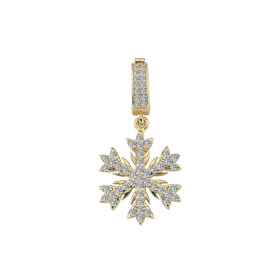 Taşlı Snow Sallantılı Charm