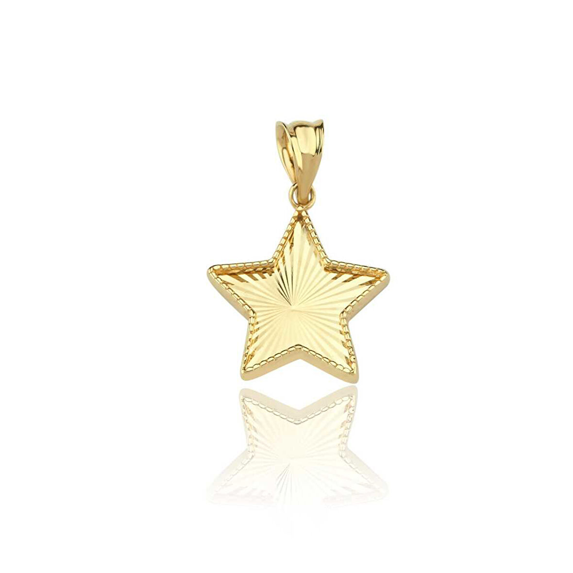 Kalemli Yıldız Kolye Ucu