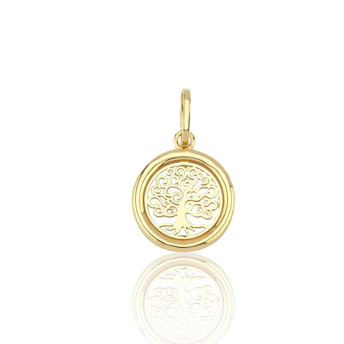 Yaşam Ağacı Halka Kolye Ucu