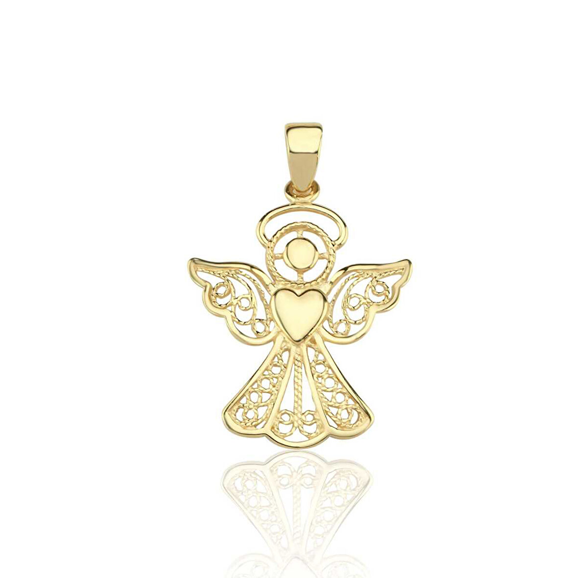 Angel Silhouette Kolye Ucu