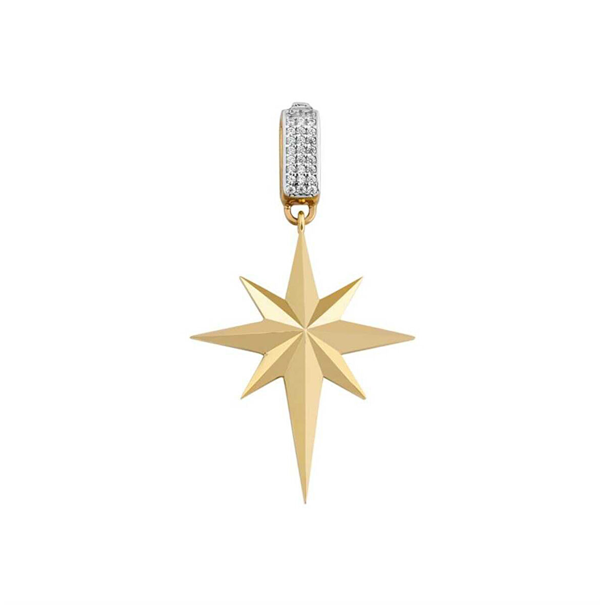Köşeli Kutup Yıldızı Charm