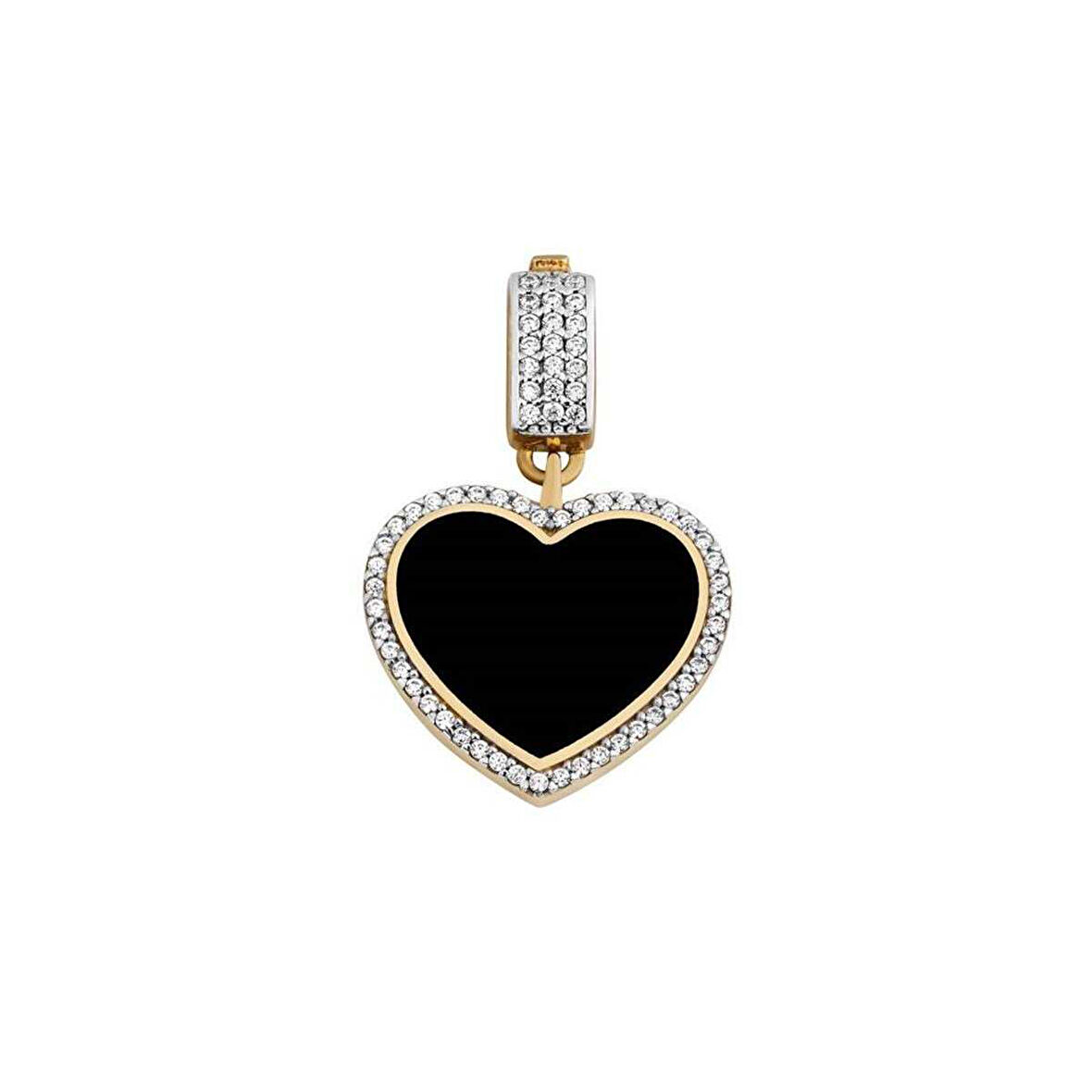 Siyah Mine Kalpli Charm