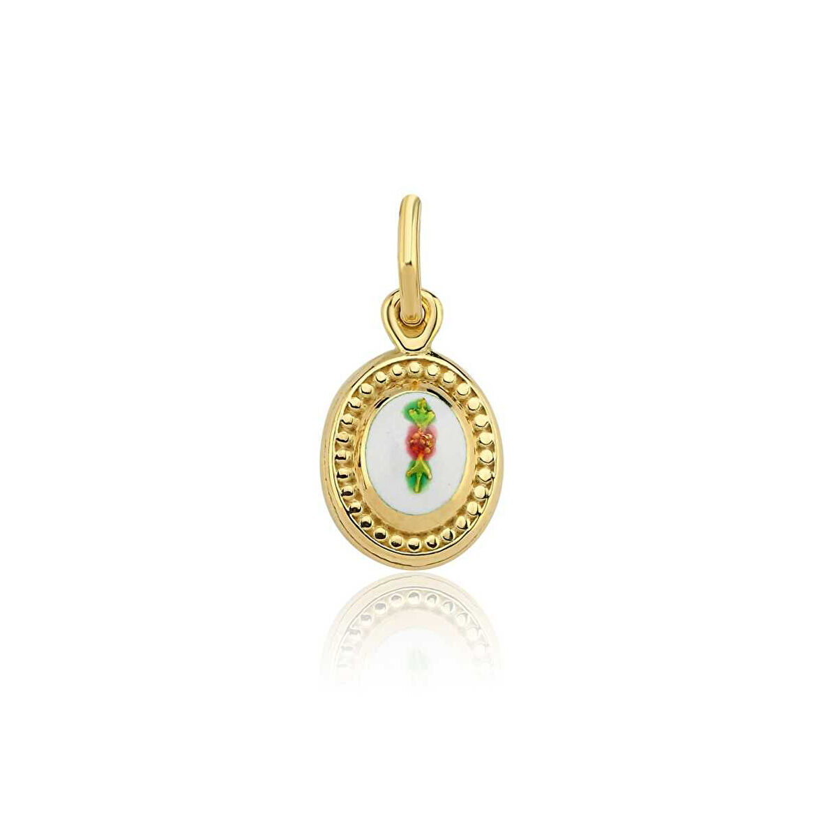 Beyaz Mineli Oval Payon