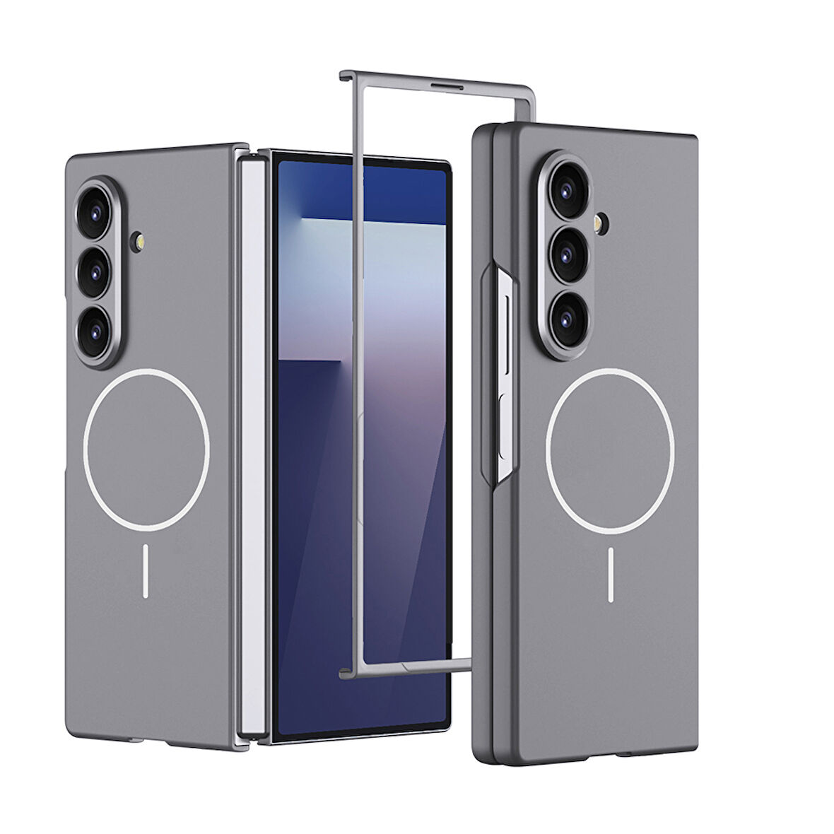 Galaxy Z Fold 7 Kılıf Wireless Şarj Özellikli Kıpta M-safe Ultra İnce Kapak