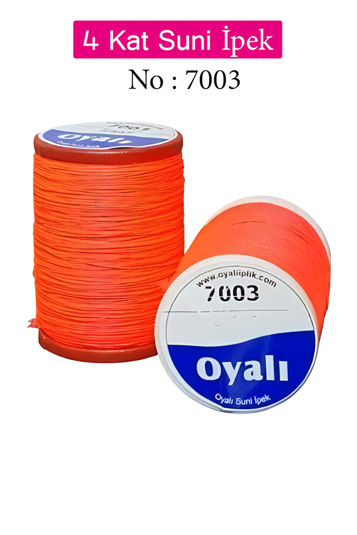 Oyalı 4 Kat Suni İpek İplik İğne Oyası Boncuk İpi Tığ Oyası No:7003