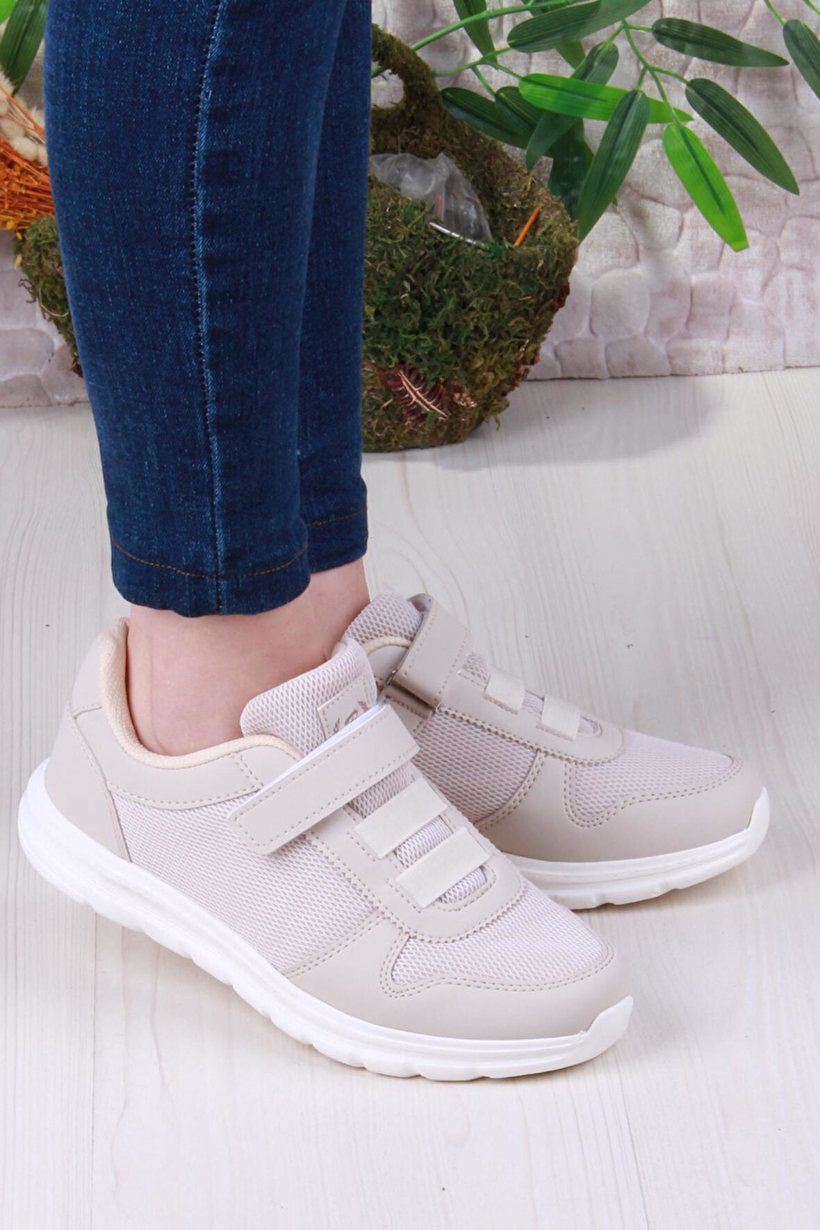 Fort 0616 Sea Anatomik Cırtlı Rahat Esnek Hafif Kadın Spor Ayakkabı