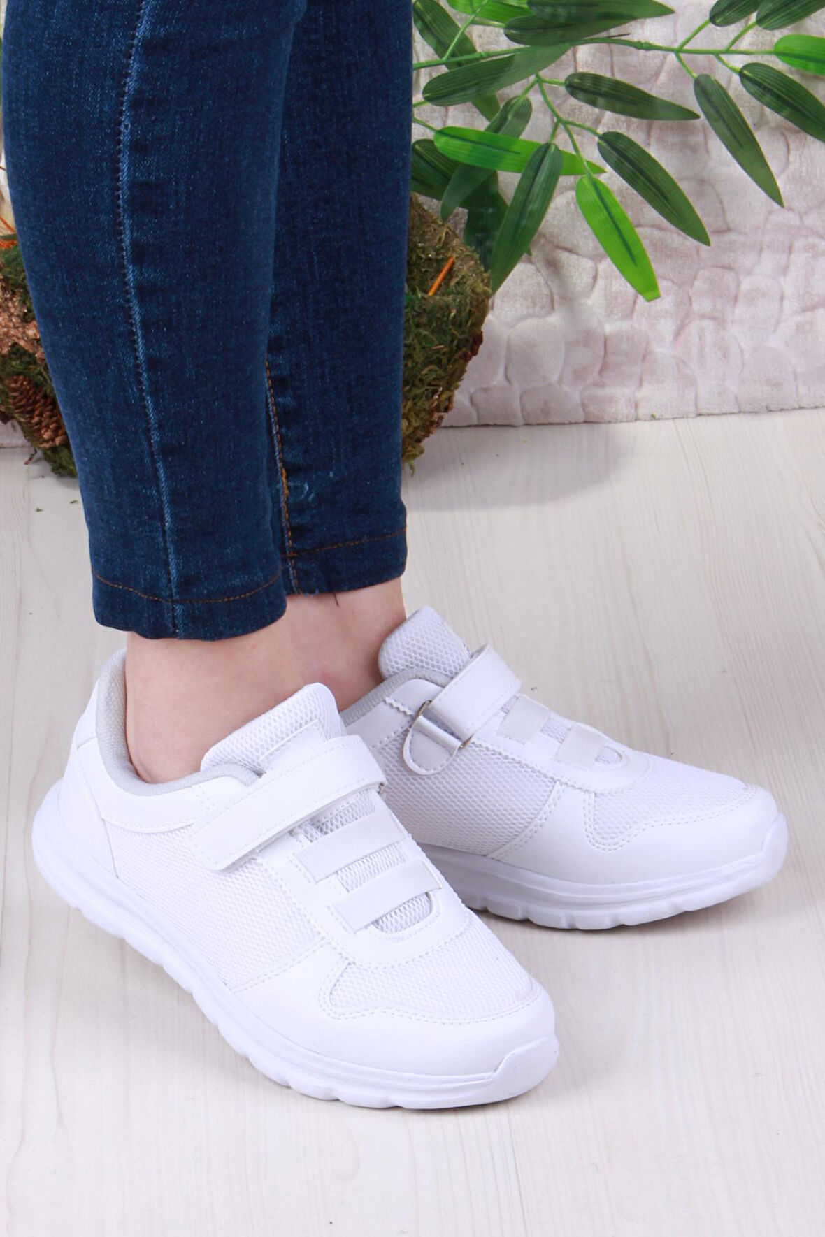 Fort 0616 Sea Anatomik Cırtlı Rahat Esnek Hafif Kadın Spor Ayakkabı