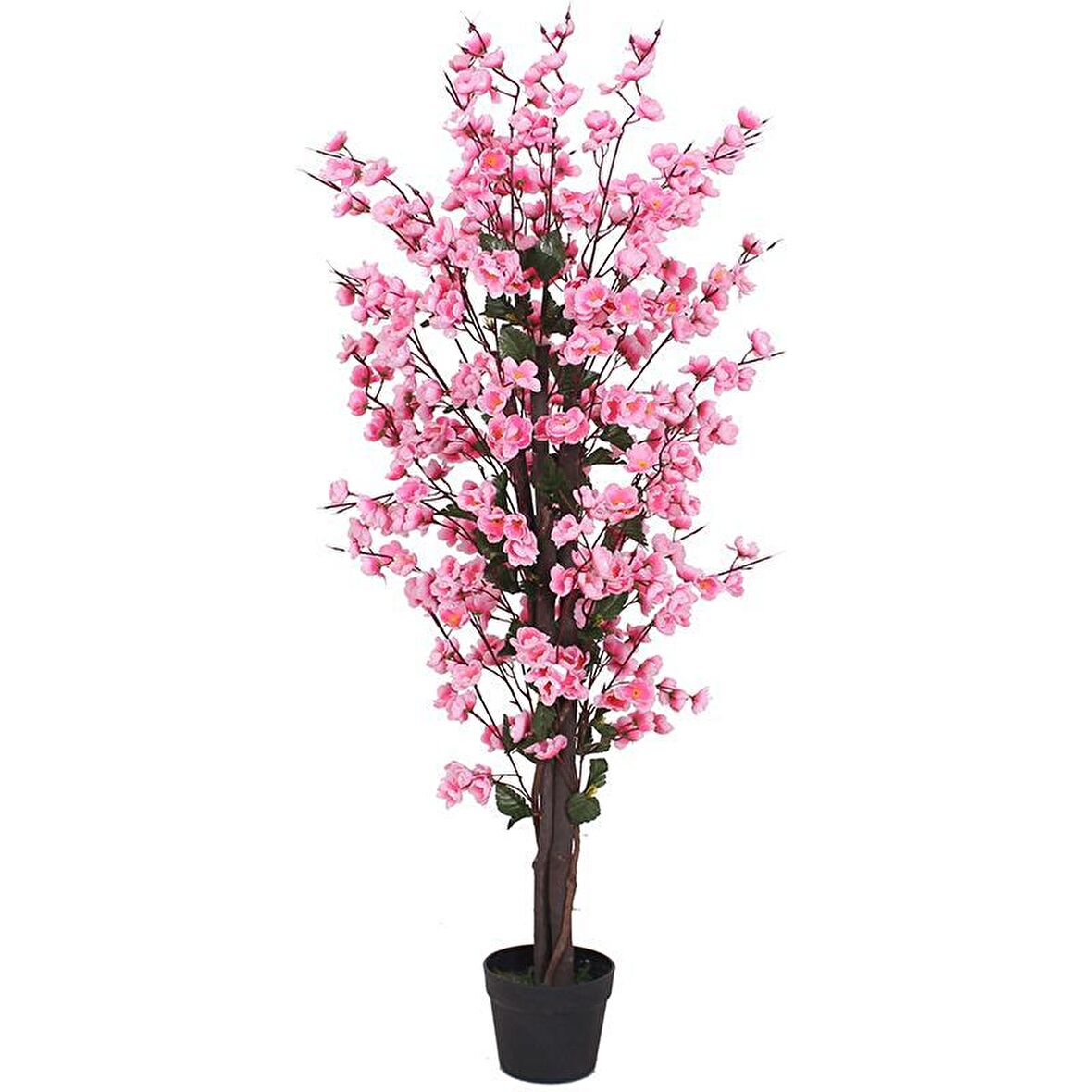 Yapay Ağaç Pembe Japon Kiraz Çiçeği Bahardalı Ağacı Sakura Çiçeği Çalılı 150cm