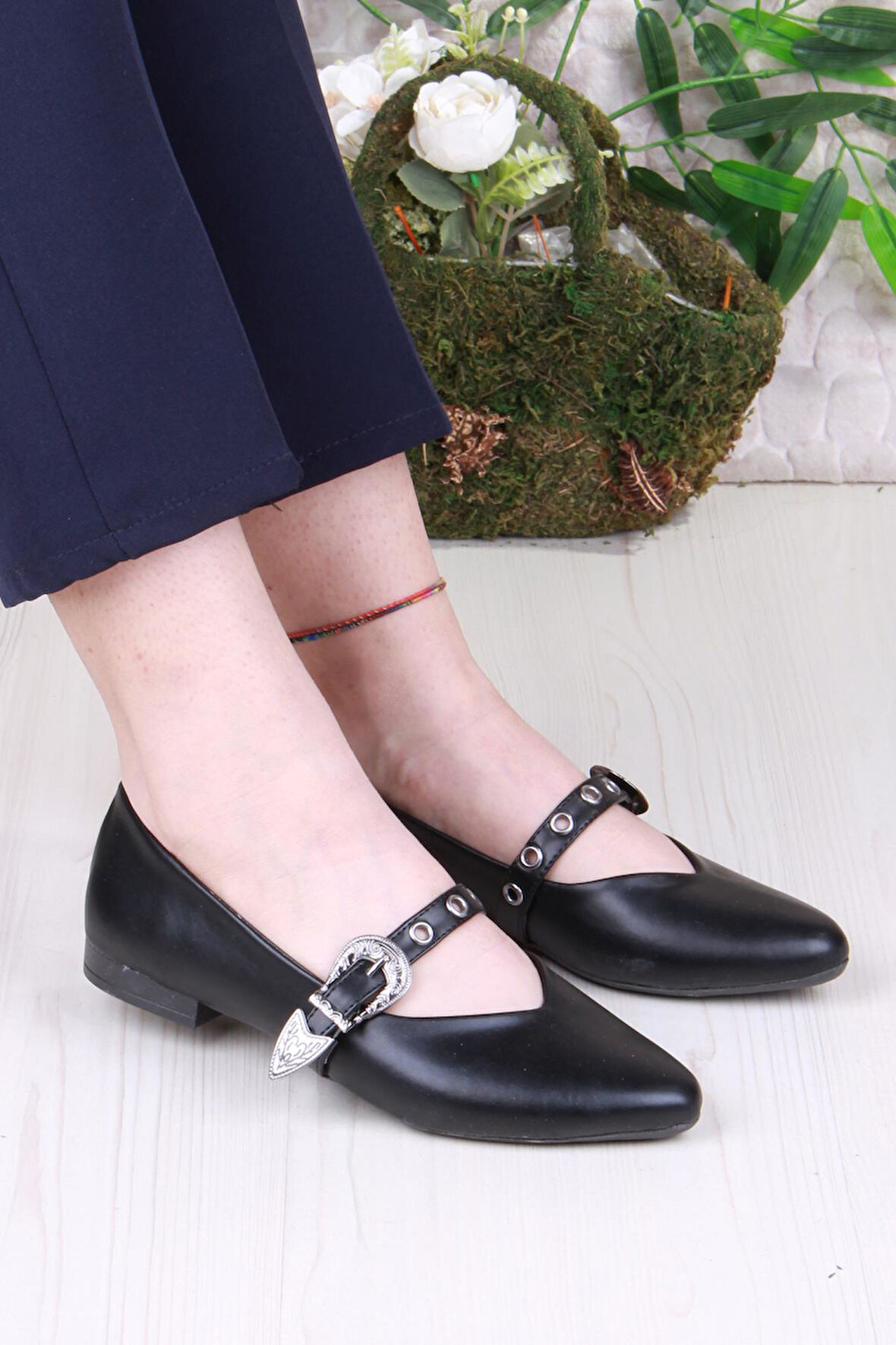 Fort 01-620 Soft Toka Detaylı Rahat Kadın Babet